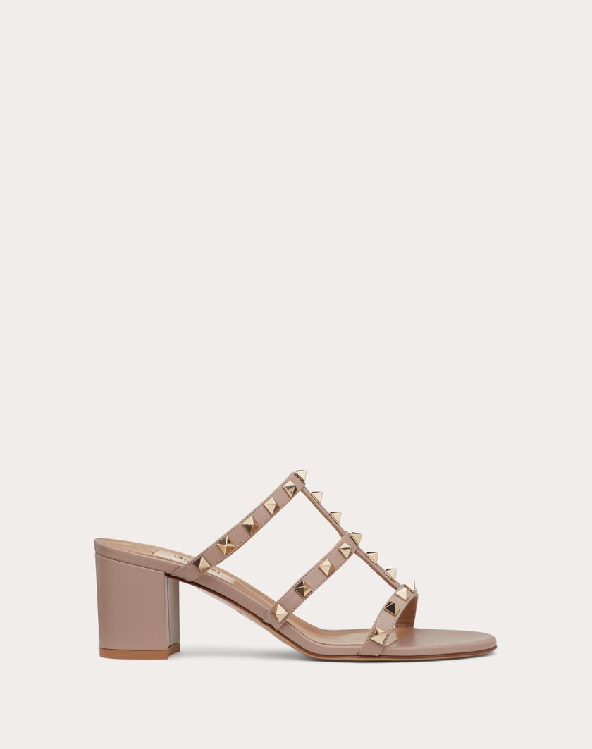 ROCKSTUD CALFSKIN LEATHER SLIDE SANDAL 60 MM - Image 6